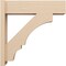 Ekena Millwork 8-in W x 30-in D x 30-in H Balboa Block Rough Cedar Woodgrain TimberThane Outlooker, Primed Tan OUTUR080X30X30BOA44RCPR - alternate 4